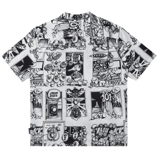 Quiksilver Rick Griffin Comix Short Sleeve Button-Up Shirt