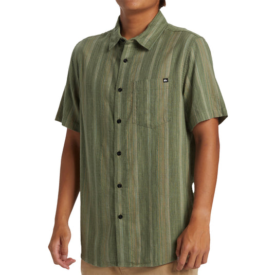 Quiksilver Pyke Classic Short Sleeve Button-Up Shirt