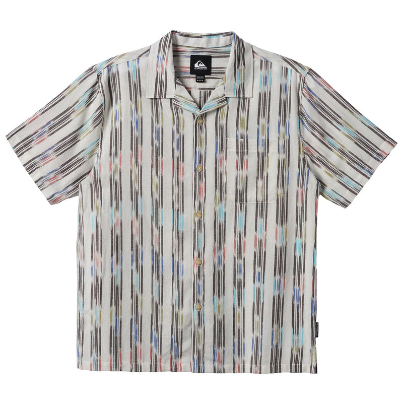 Load image into Gallery viewer, Quiksilver Space Dye Casual Short Sleeve Button-Up Shirt
