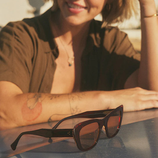 RAEN Women's Kimma Sunglasses - Cranberry/Spritz 7