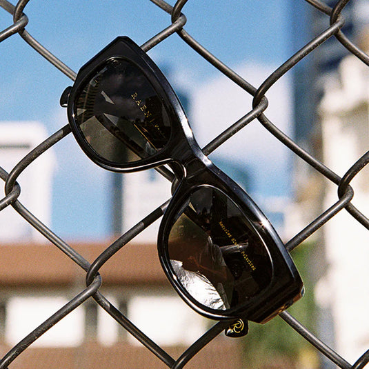 RAEN Lonso Polarized Sunglasses - Recycled Black/Green