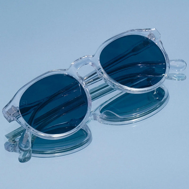 Load image into Gallery viewer, RAEN Remmy Polarized Sunglasses - Crystal Clear/Blue Smoke
