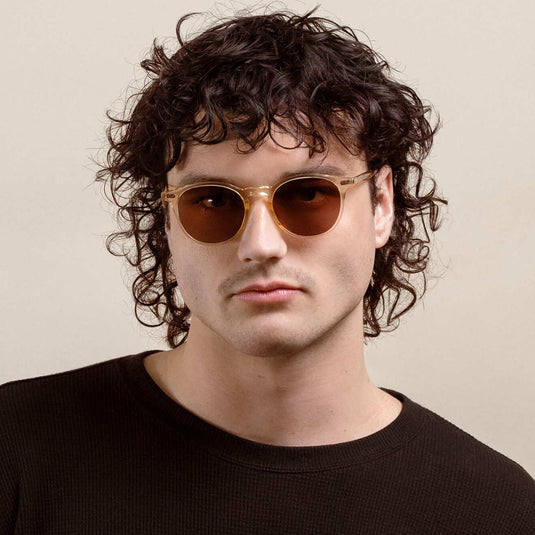 RAEN Basq Sunglasses - Champagne Crystal/Suntan 4