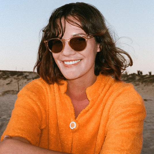 RAEN Basq Sunglasses - Champagne Crystal/Suntan 8
