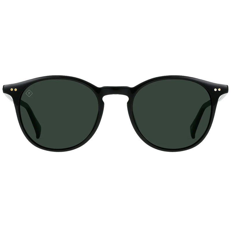 Load image into Gallery viewer, RAEN Basq Polarized Sunglasses - Recycled Black/Green 1
