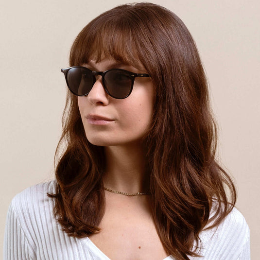 RAEN Basq Polarized Sunglasses - Recycled Black/Green 5