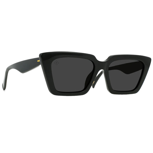 RAEN Women's Keera Polarized Sunglasses - Recycled Black/Smoke 2