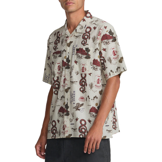 RVCA Wasteland Short Sleeve Button-Up Shirt