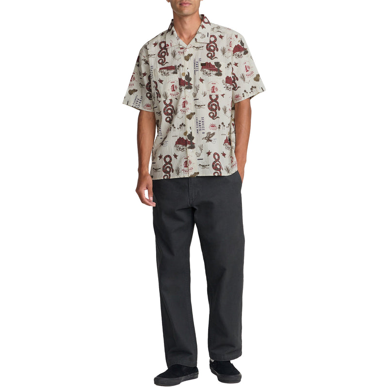 Load image into Gallery viewer, RVCA Wasteland Short Sleeve Button-Up Shirt

