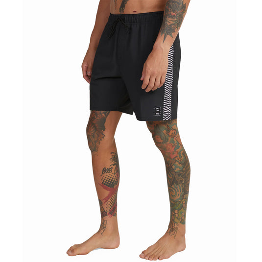 RVCA Noise Elastic Waist 17" Boardshorts