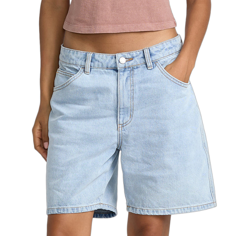 Load image into Gallery viewer, RVCA Women's Crawford Long II Shorts 4
