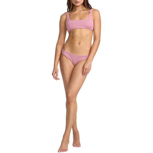 RVCA Women's Chevy Grooves Lace Back Bralette Bikini Top 5