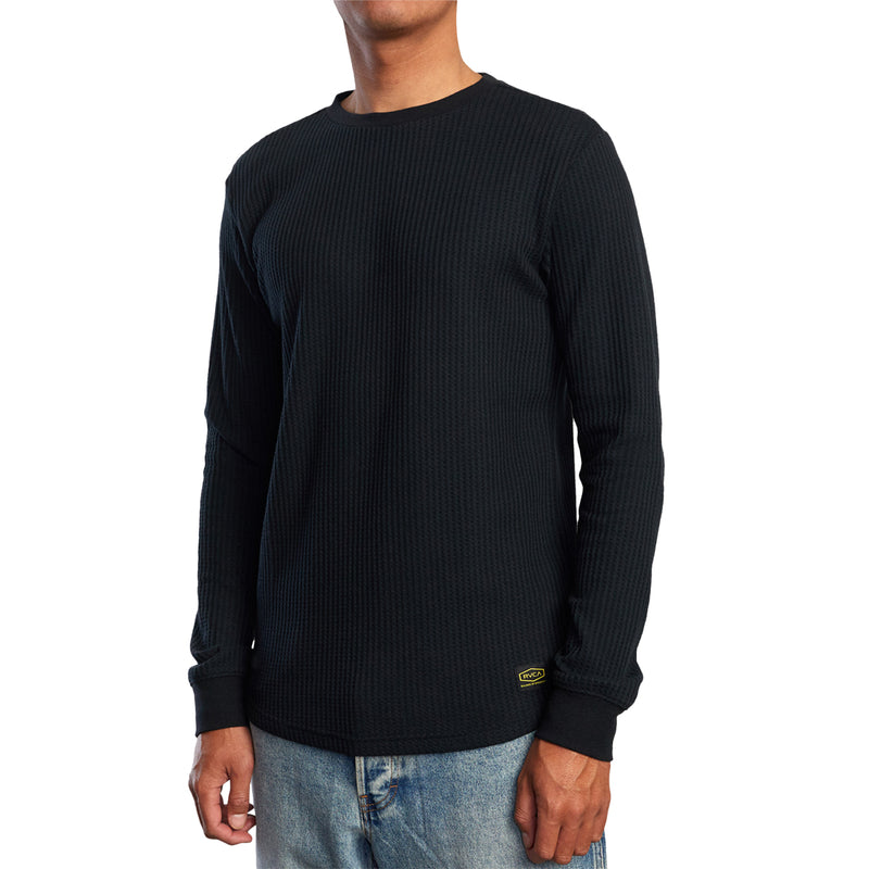 Load image into Gallery viewer, RVCA Day Shift Thermal Long Sleeve Shirt
