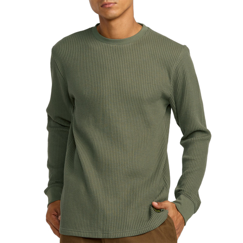 Load image into Gallery viewer, RVCA Day Shift Thermal Long Sleeve Shirt
