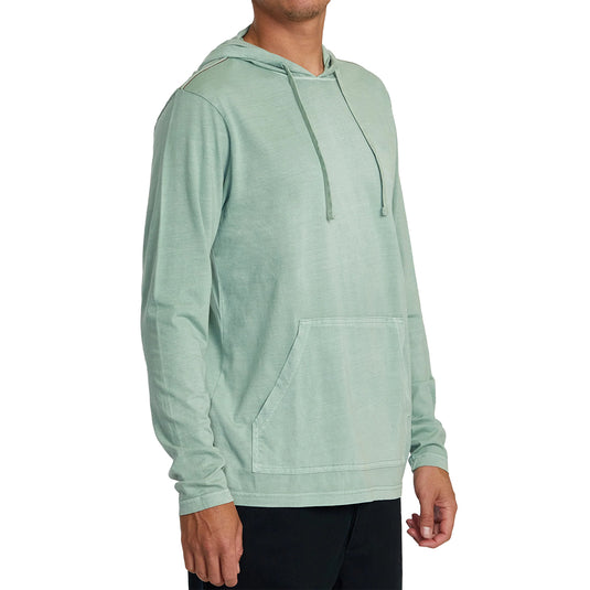 RVCA PTC Pigment Long Sleeve Hooded Pullover T-Shirt