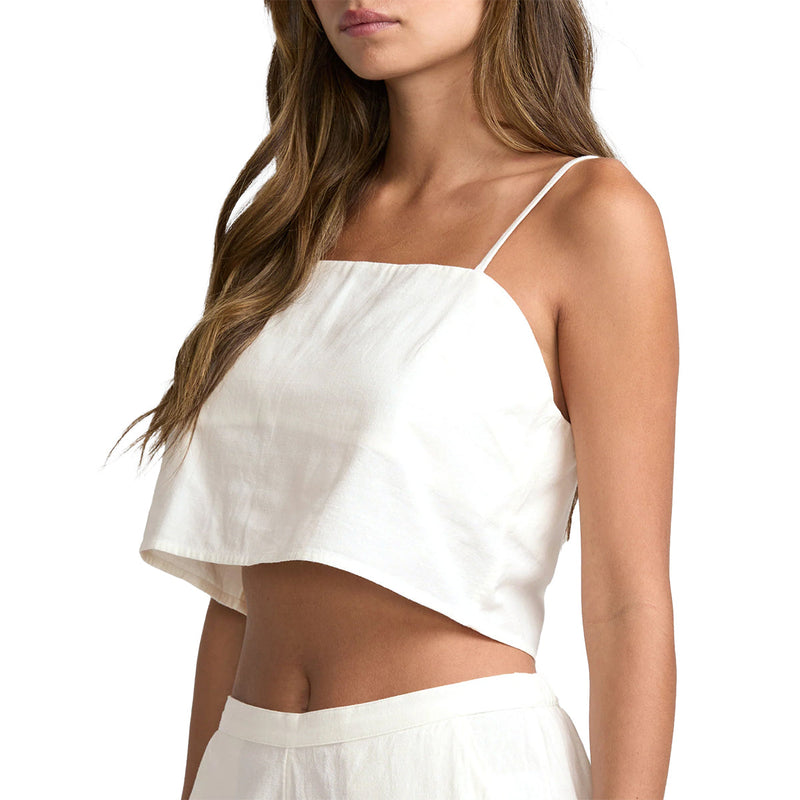 Load image into Gallery viewer, RVCA Women&#39;s Lucy Crop Tank Top
