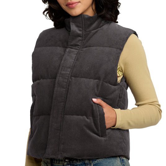 RVCA Women's Eezeh Puffer Zip Vest