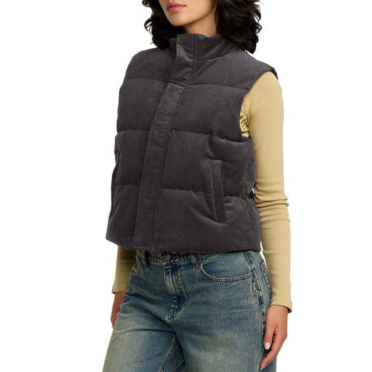 RVCA Women's Eezeh Puffer Zip Vest