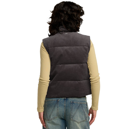 RVCA Women's Eezeh Puffer Zip Vest