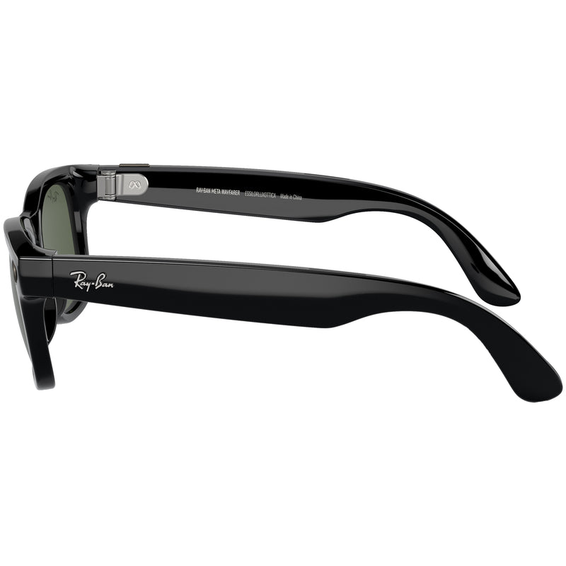 Load image into Gallery viewer, Ray-Ban Meta Gen 1 Wayfarer Sunglasses - Shiny Black/G15 Green
