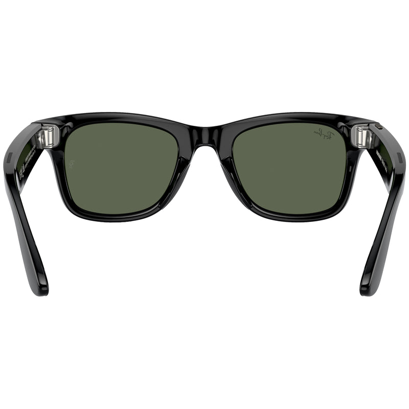Load image into Gallery viewer, Ray-Ban Meta Gen 1 Wayfarer Sunglasses - Shiny Black/G15 Green
