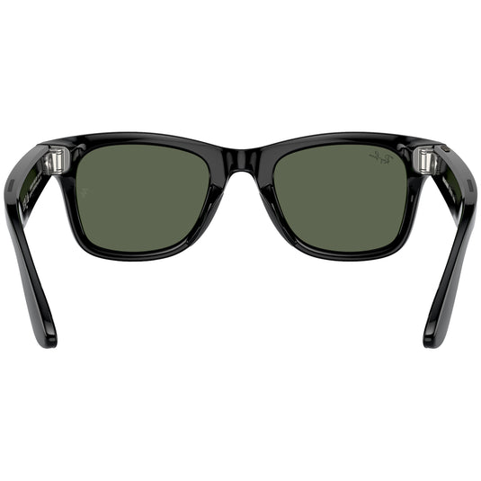 Ray-Ban Meta Gen 1 Wayfarer Sunglasses - Shiny Black/G15 Green