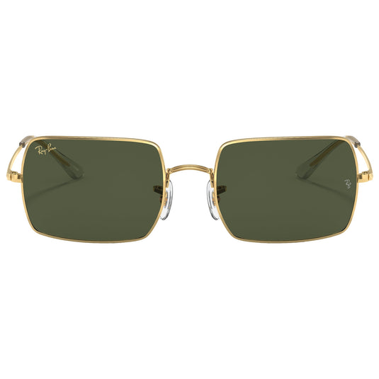 Ray-Ban Women's Rectangle 1969 Sunglasses - Polished Gold/Green