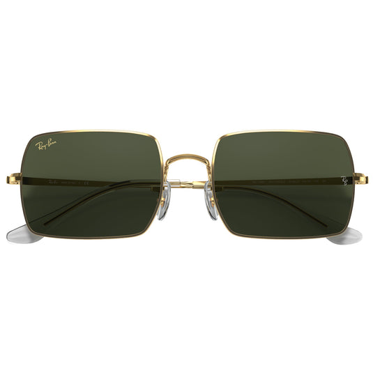 Ray-Ban Women's Rectangle 1969 Sunglasses - Polished Gold/Green
