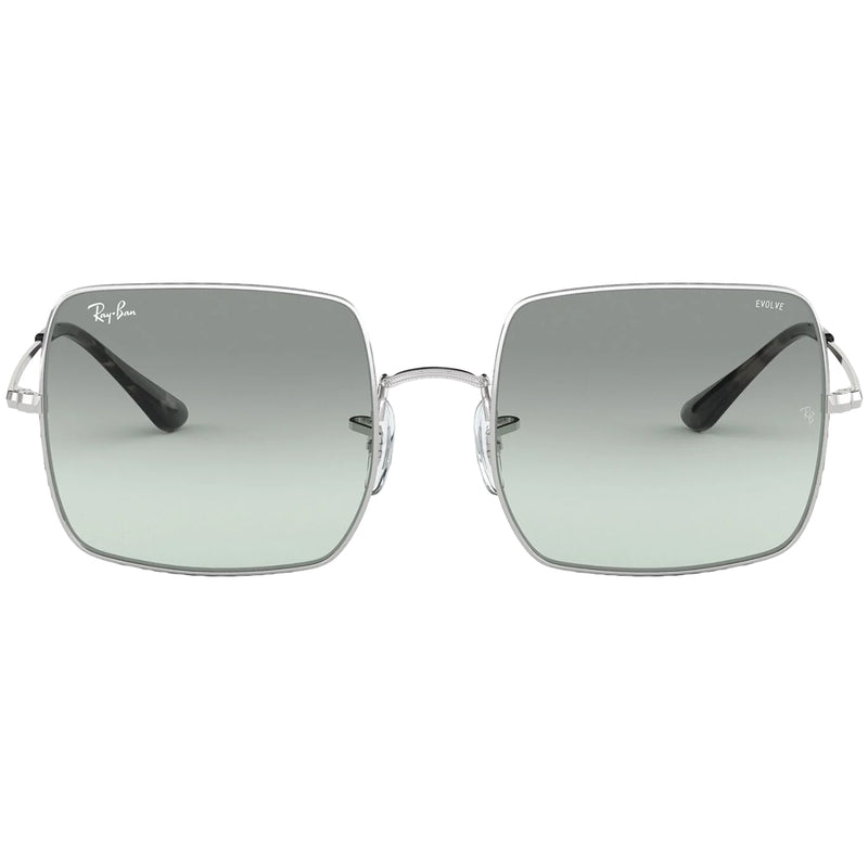 Load image into Gallery viewer, Ray-Ban Square 1971 Classic Sunglasses - Polished Silver/Blue
