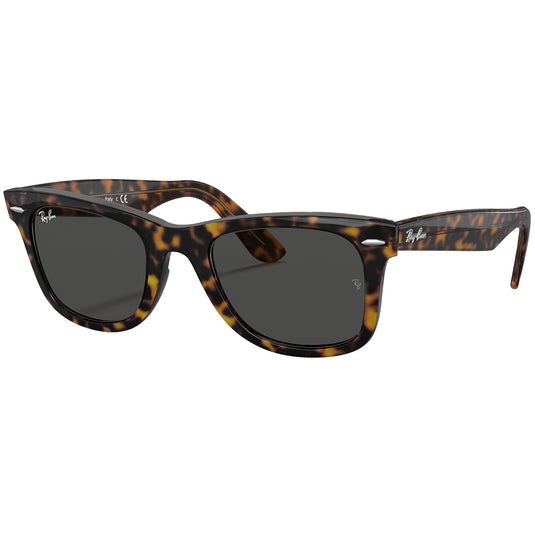 Ray-Ban Original Wayfarer Bicolor Sunglasses - Polished Havana On Transparent Brown/Dark Grey