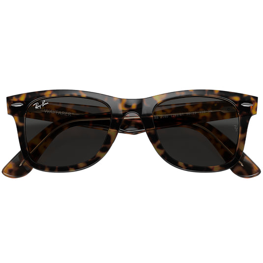 Ray-Ban Original Wayfarer Bicolor Sunglasses - Polished Havana On Transparent Brown/Dark Grey