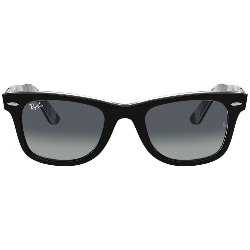Load image into Gallery viewer, Ray-Ban Original Wayfarer Classic Sunglasses - Black On Chevron/Blue
