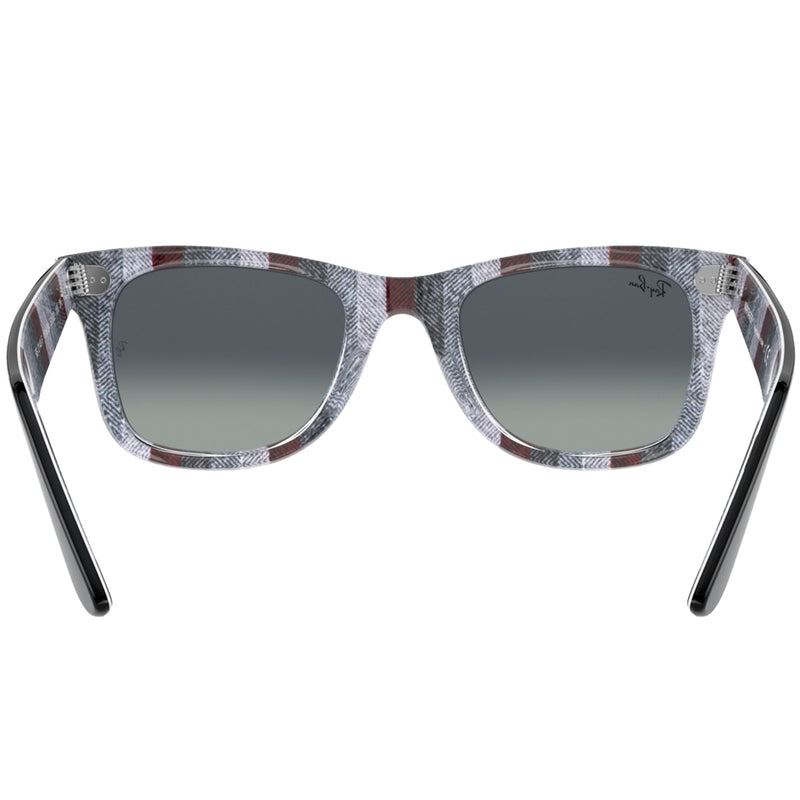 Load image into Gallery viewer, Ray-Ban Original Wayfarer Classic Sunglasses - Black On Chevron/Blue
