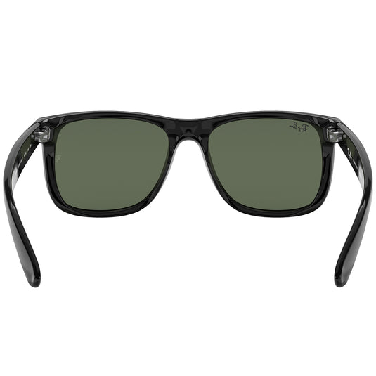 Ray-Ban Justin Classic Sunglasses - Polished Black/Green