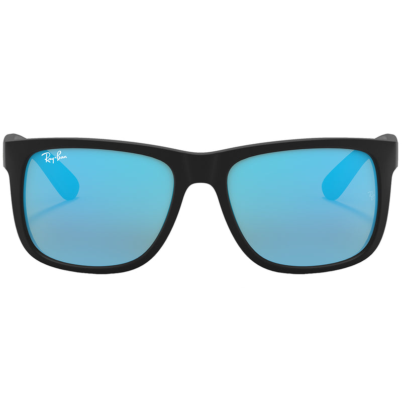 Load image into Gallery viewer, Ray-Ban Justin Color Mix Mirror Sunglasses - Matte Black/Blue

