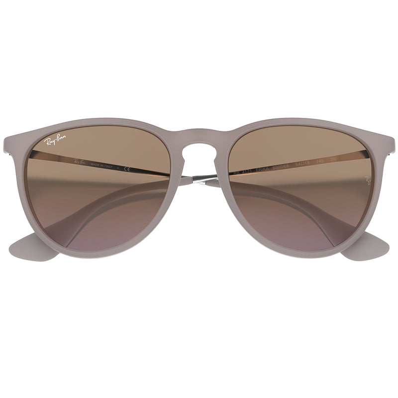 Load image into Gallery viewer, Ray-Ban Erika Classic Sunglasses - Matte Dark Sand/Brown/Violet
