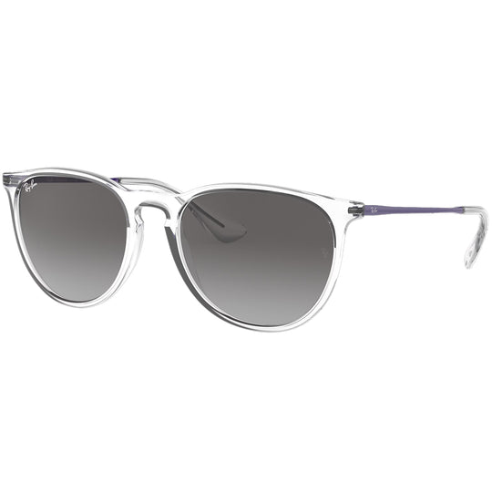 Ray-Ban Erika Color Mix Sunglasses - Polished Transparent/Gray