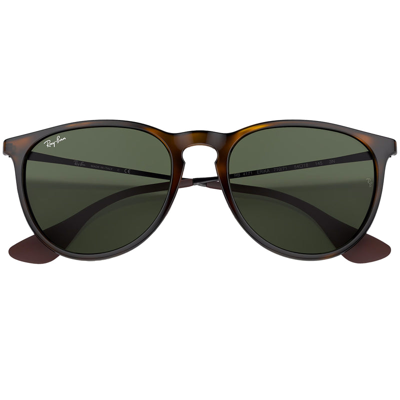 Load image into Gallery viewer, Ray-Ban Erika Classic Sunglasses - Polished Light Havana/Green
