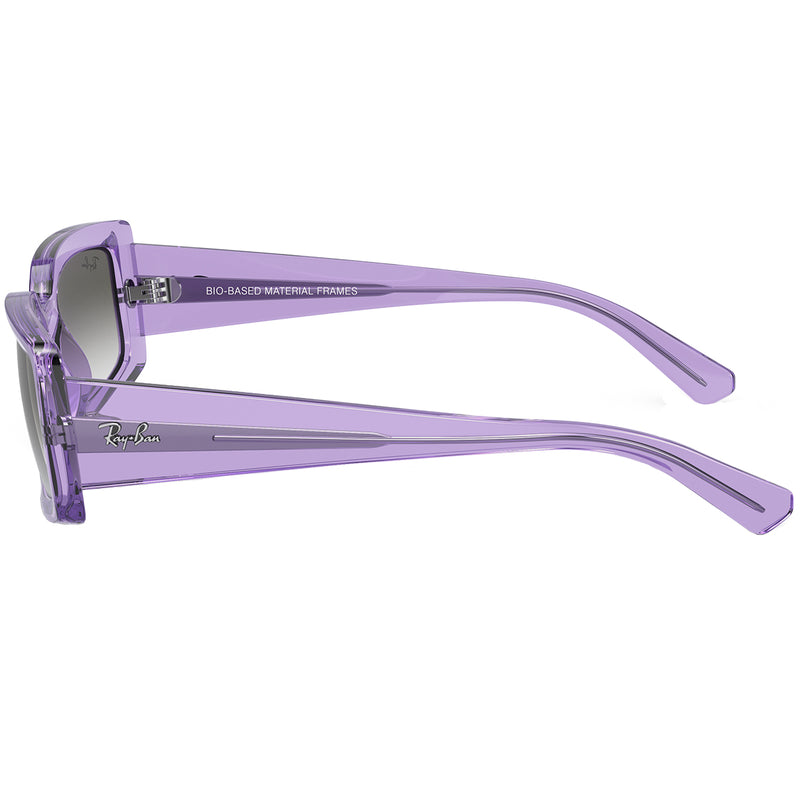 Load image into Gallery viewer, Ray-Ban Kiliane Bio-Based Sunglasses - Polished Transparent Violet/Green 4
