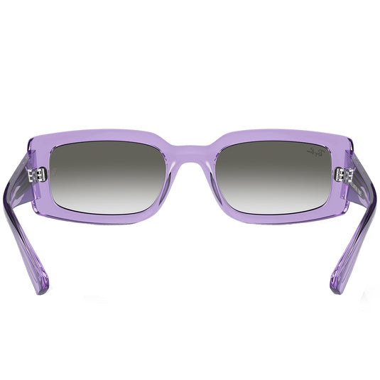 Ray-Ban Kiliane Bio-Based Sunglasses - Polished Transparent Violet/Green 5