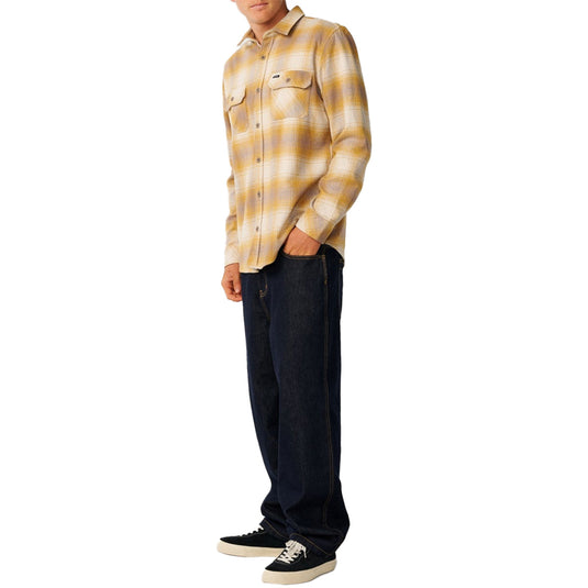 Rip Curl Count Long Sleeve Button-Up Flannel Shirt 6