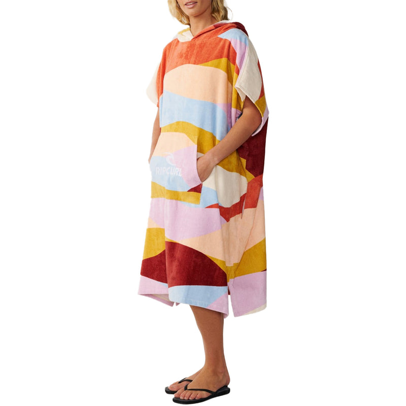 Load image into Gallery viewer, Rip Curl Women's Mixed Hooded Towel Changing Poncho 3
