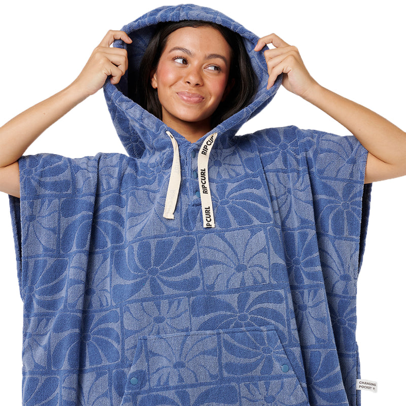 Load image into Gallery viewer, Rip Curl Women's Premium Surf Hooded Towel Changing Poncho
