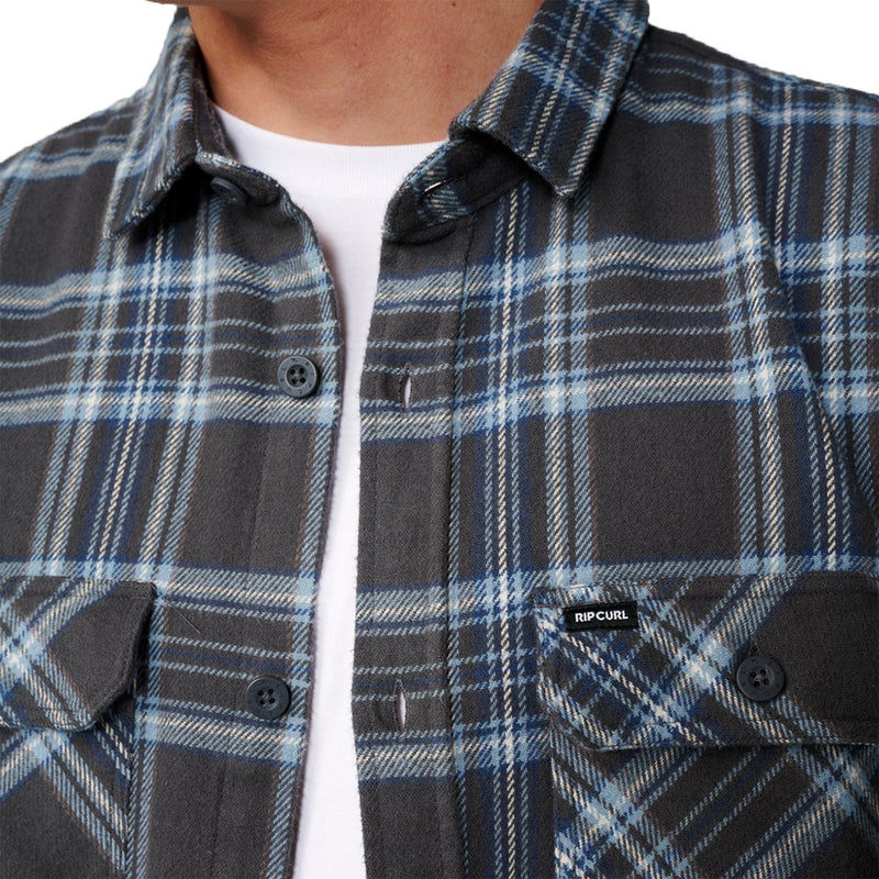 Load image into Gallery viewer, Rip Curl Griffin Long Sleeve Button-Up Flannel Shirt
