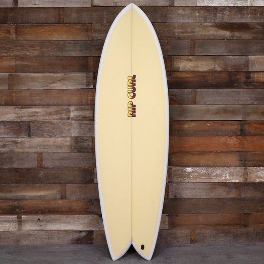Rip Curl Twin PU 6'2 × 21 ¾ × 2 ⅞ Surfboard - Clear/Natural