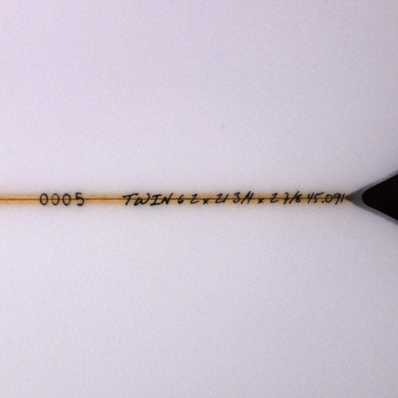 Load image into Gallery viewer, Rip Curl Twin PU 6'2 x 21 ¾ x 2 ⅞ Surfboard - Clear/Natural
