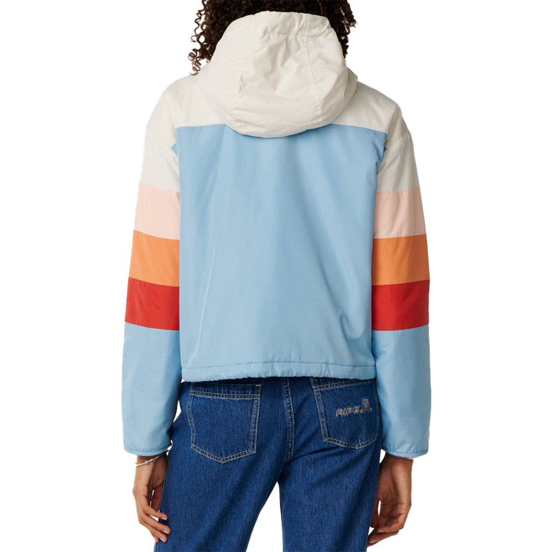 Load image into Gallery viewer, Rip Curl Women's Keepsakes Hooded Zip-Up Bomber Jacket 2
