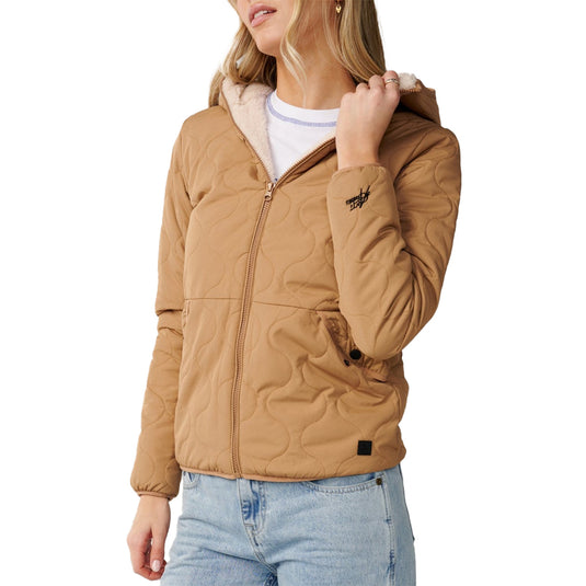 Rip Curl Women's Anti-Series Anoeta Classic Hooded Zip-Up Jacket 10