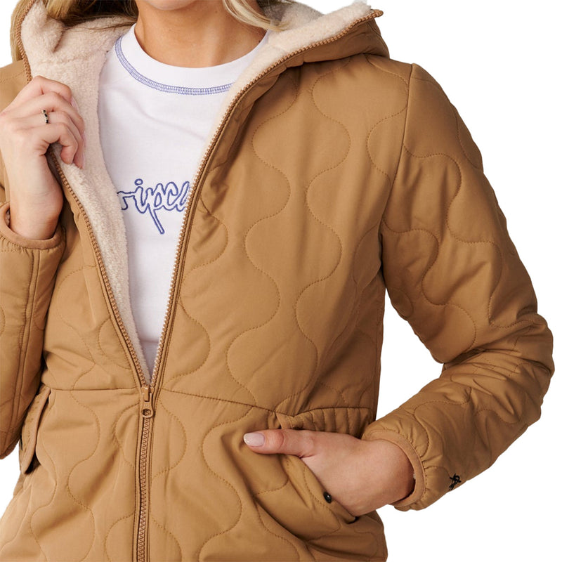 Load image into Gallery viewer, Rip Curl Women's Anti-Series Anoeta Classic Hooded Zip-Up Jacket 11
