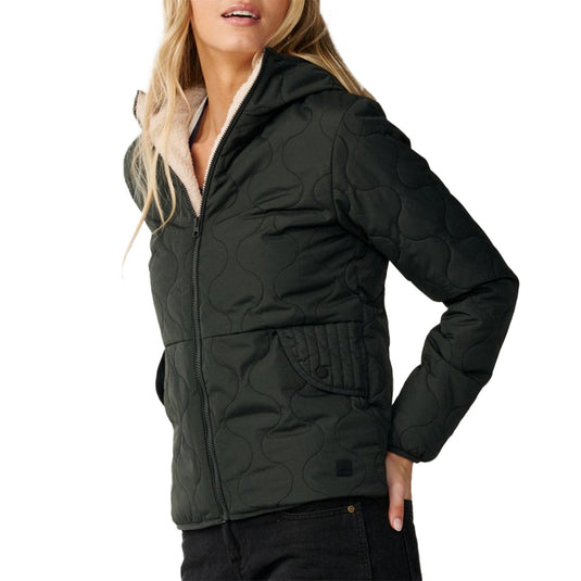 Rip Curl Women's Anti-Series Anoeta Classic Hooded Zip-Up Jacket 3